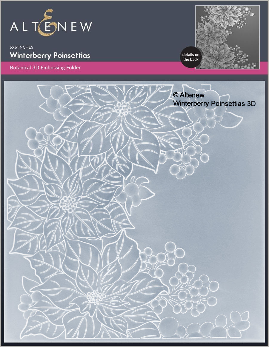 Winterberry Poinsettias - Altenew