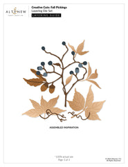 Creative Cuts: Fall Pickings Layering Die Set