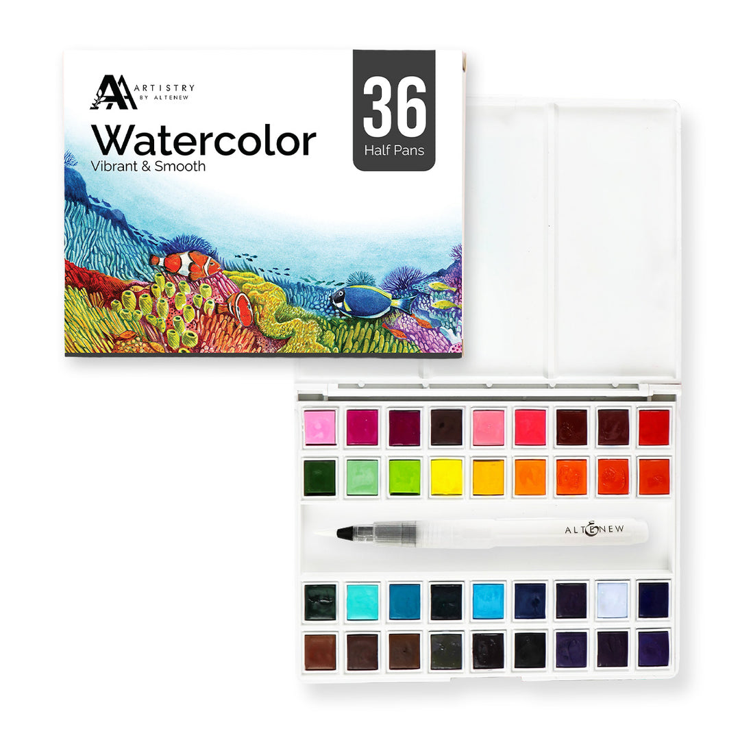 Watercolor 36 Pan Set