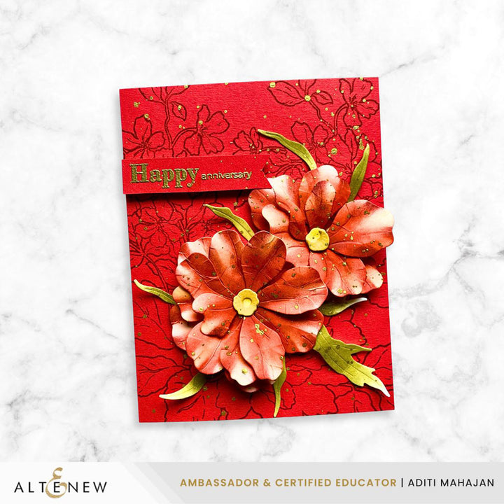 Craft-A-Flower: Butterfly Ranunculus Layering Die Set - Altenew