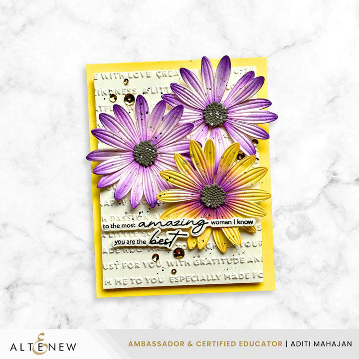 Exceptional Embossed Sentimets - Altenew