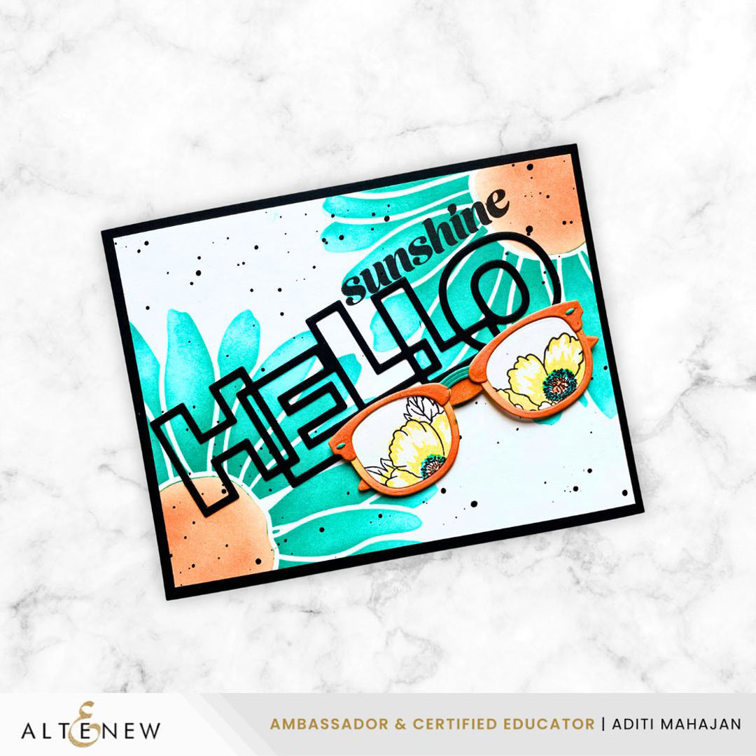 Outlined Hello Die Set - Altenew
