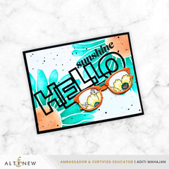 Outlined Hello Die Set - Altenew