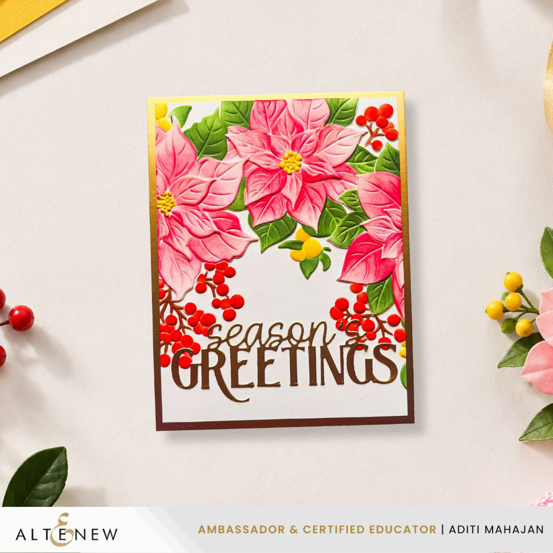 Winterberry Poinsettias