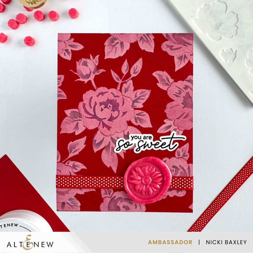 Coral Berry Wax Beads - Altenew