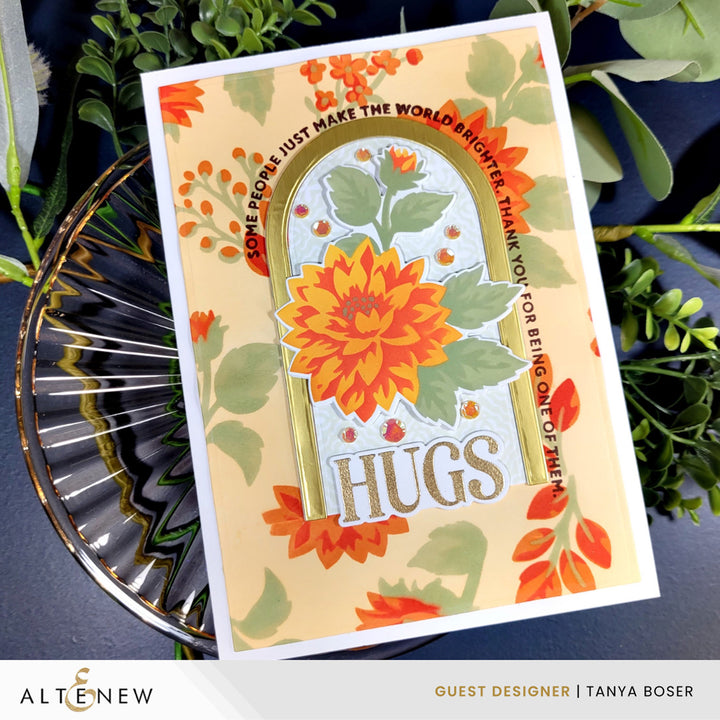 Arched Sentiments Stamp Set