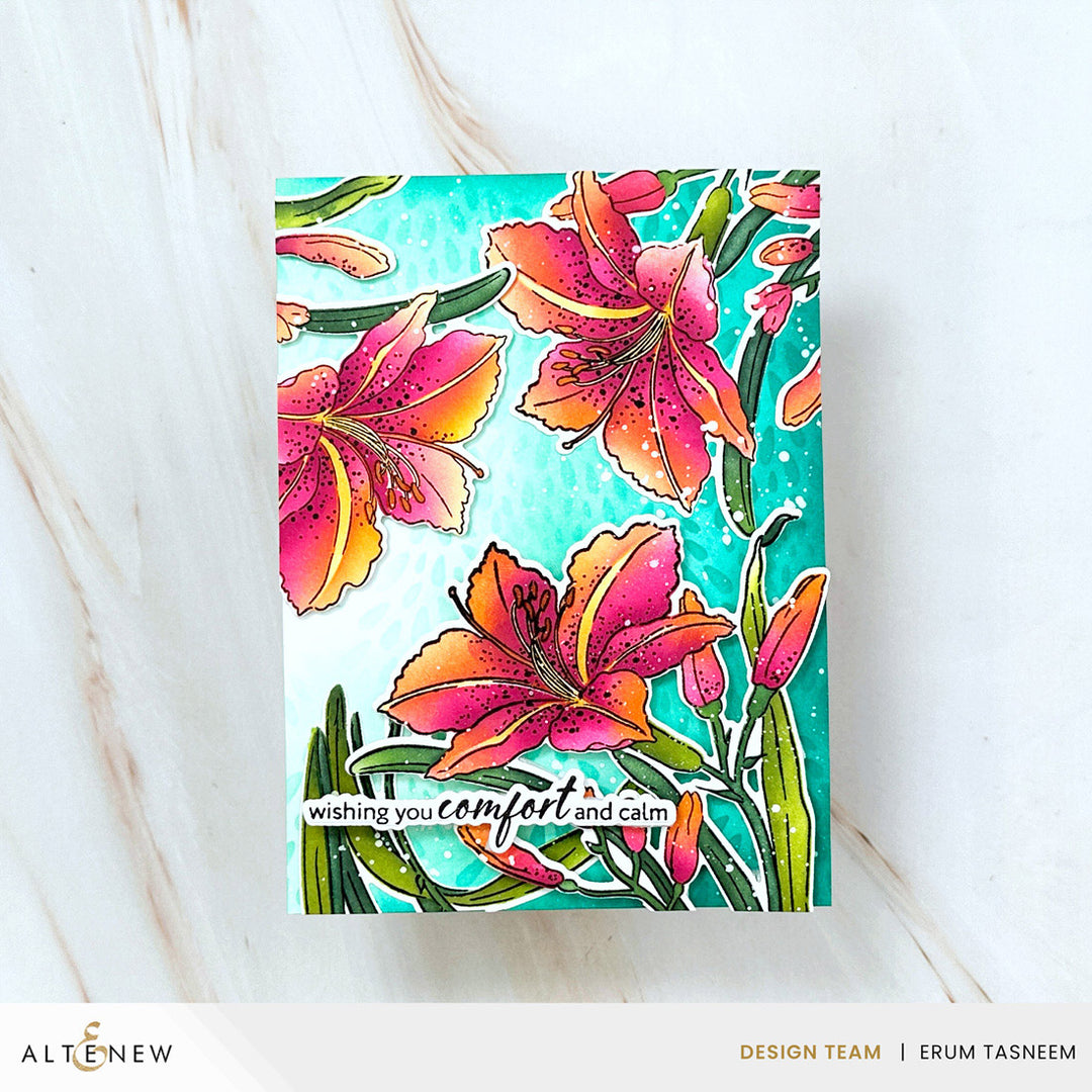 Flourishing Coral Stencil - Altenew