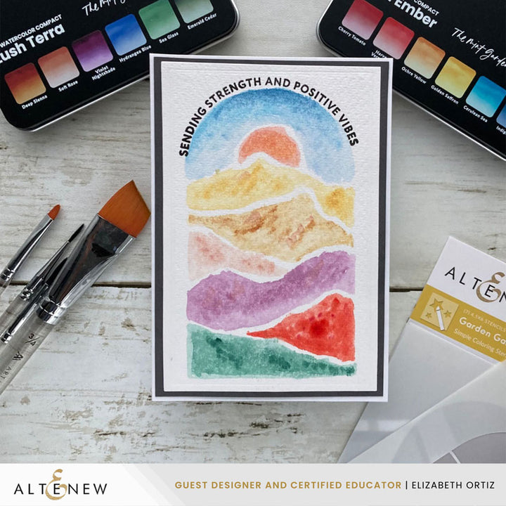 Watercolor Compact - Lush Terra - Altenew