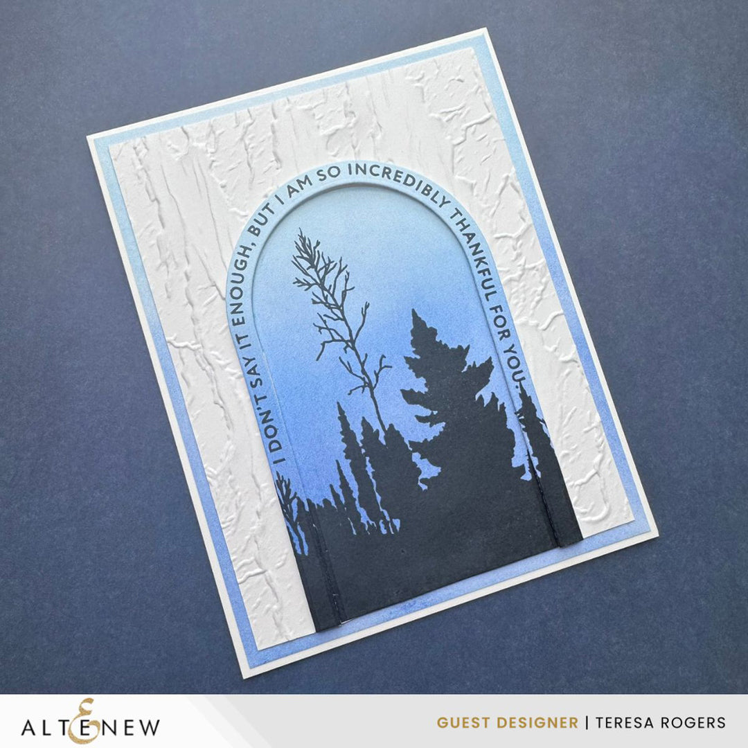 Arched Sentiments Stamp Set