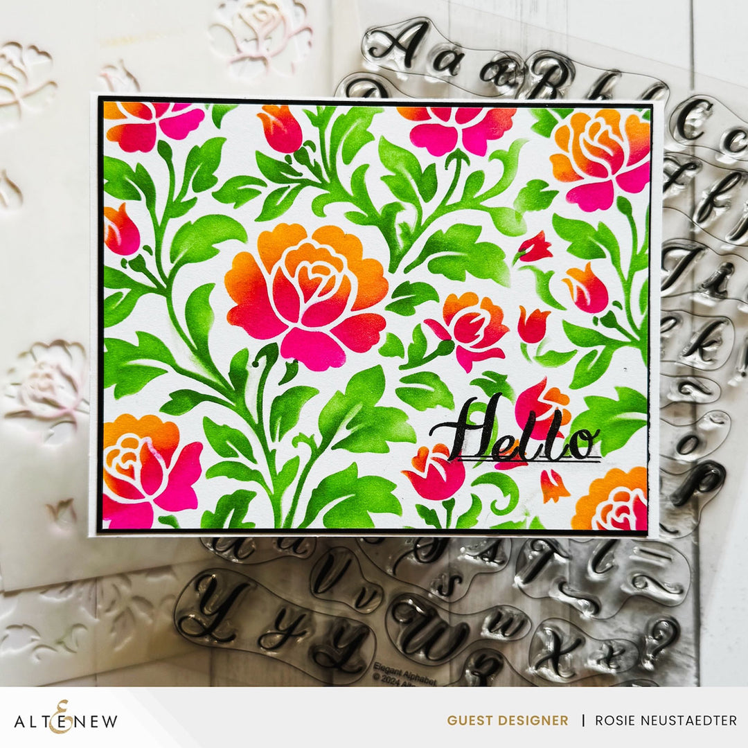 Chateau Blooms Stencil Set (2 in 1) - Altenew