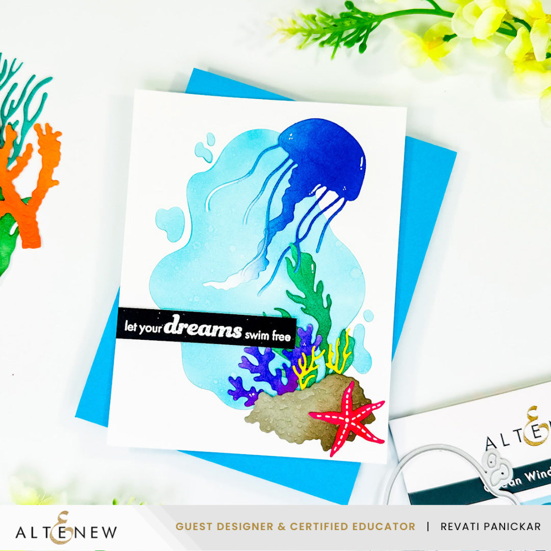 Creative Cuts: Zero-Waste Beneath the Blue Die Set - Altenew