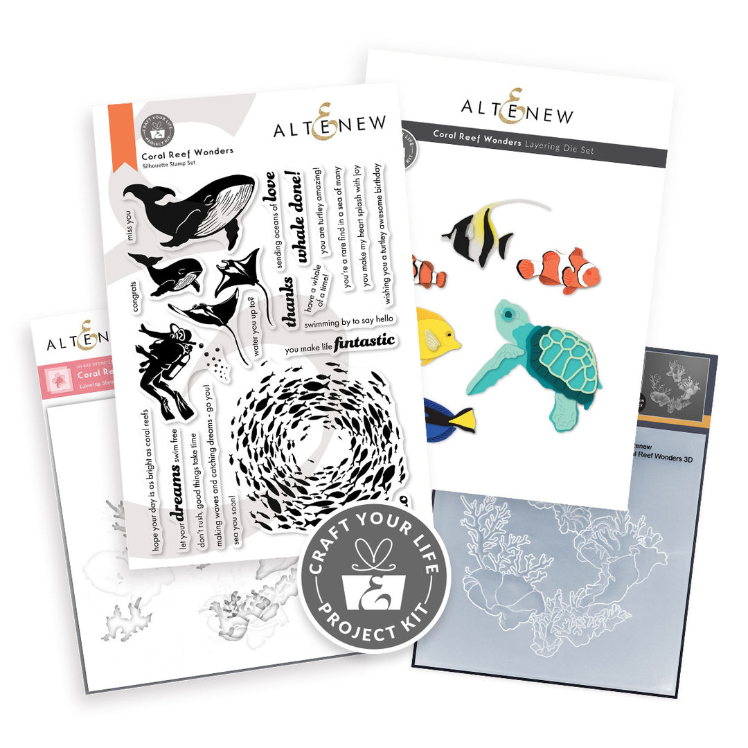 Craft Your Life Project Kit: Coral Reef Wonders - Altenew