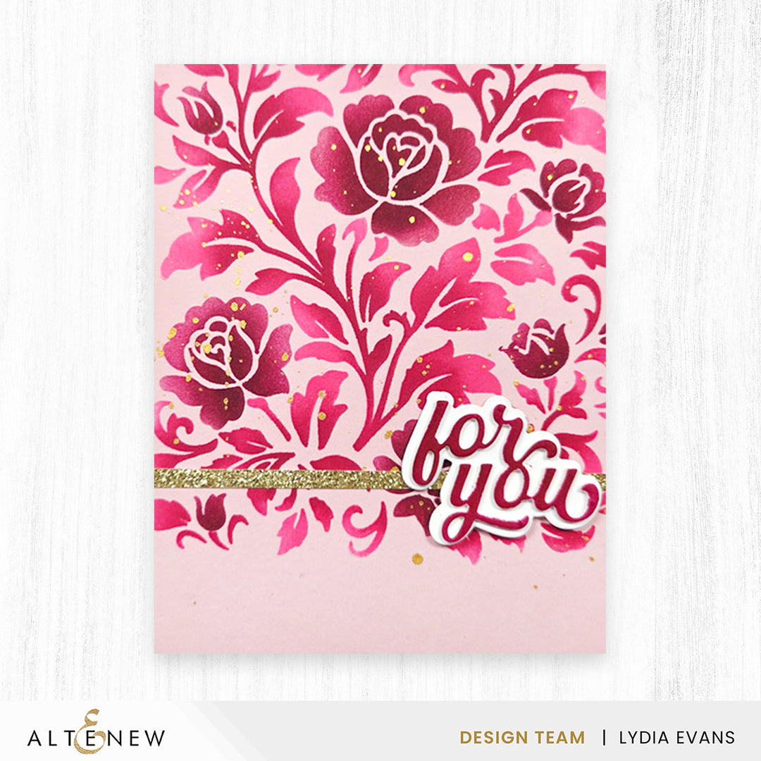 Chateau Blooms Stencil Set (2 in 1) - Altenew