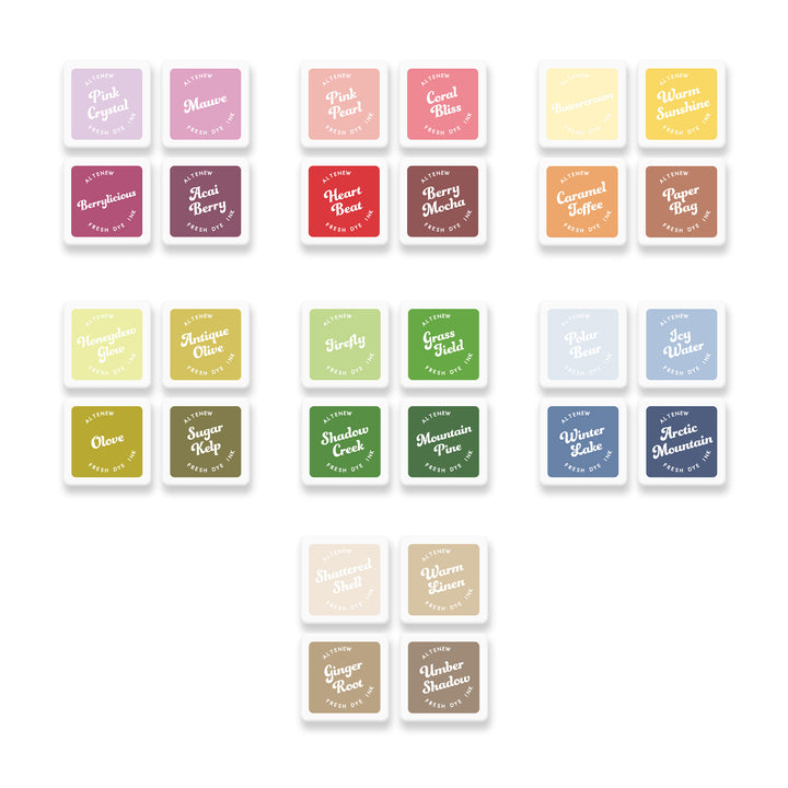 Cozy Comfort 2026 Complete Fresh Dye Ink Add-on Bundle - Altenew
