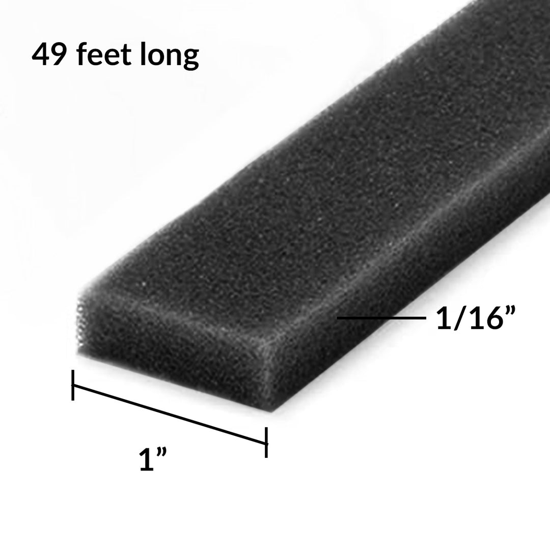 Black Instant Dimension Foam Tape - 1/16'' x 1'' x 15m - Altenew