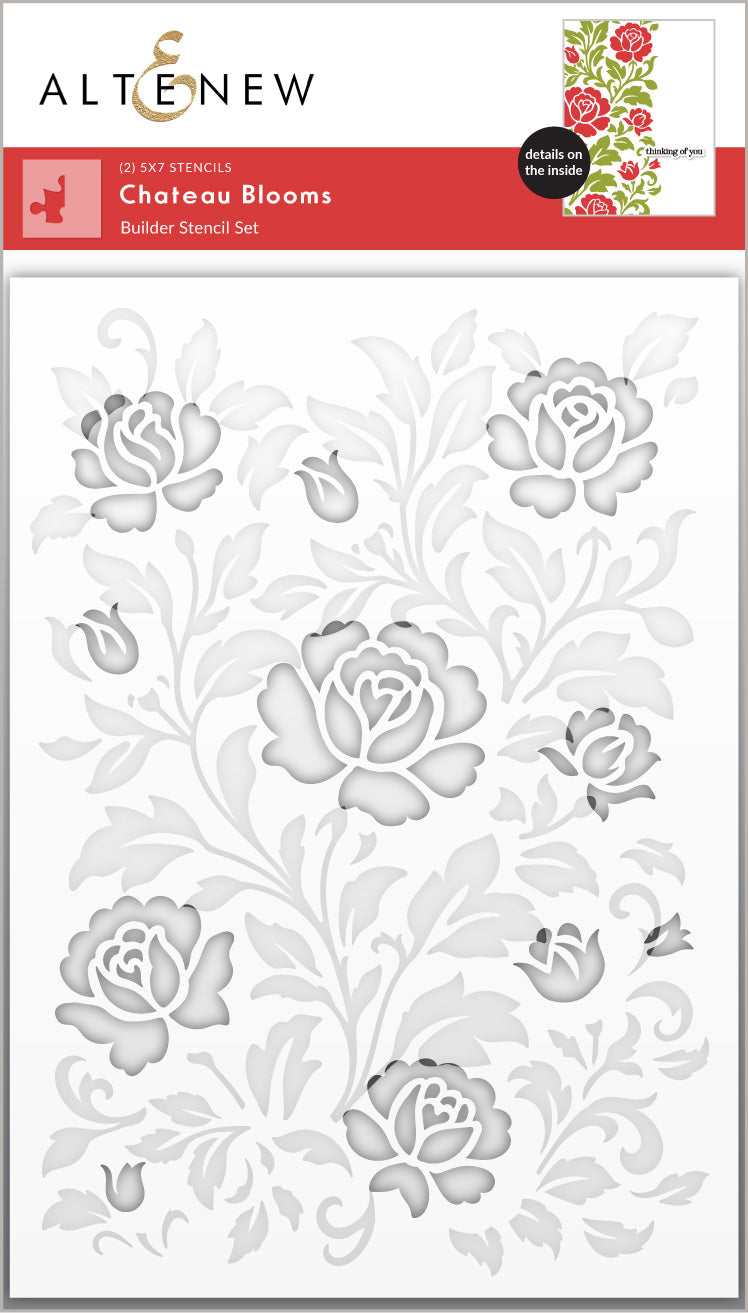 Chateau Blooms Stencil Set (2 in 1) - Altenew