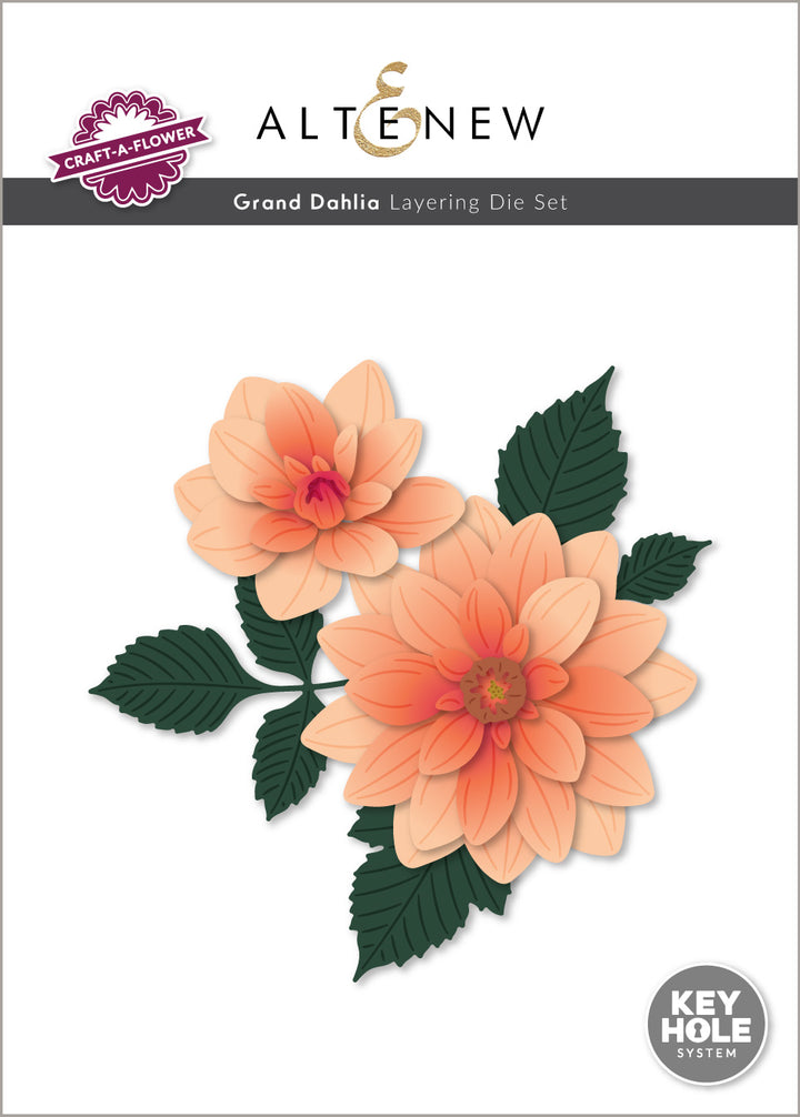 Craft-A-Flower: Grand Dahlia Layering Die Set - Altenew