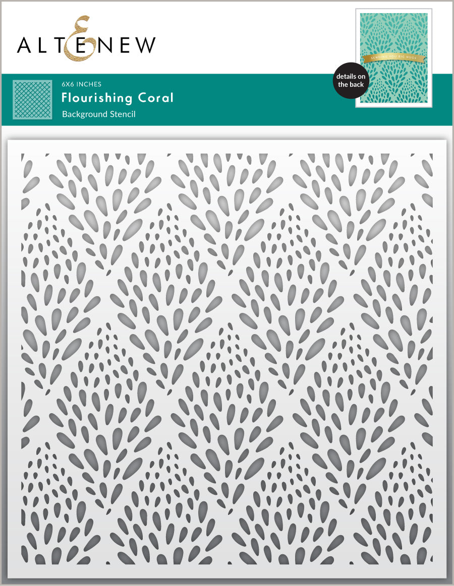 Flourishing Coral Stencil - Altenew