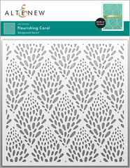 Flourishing Coral Stencil - Altenew