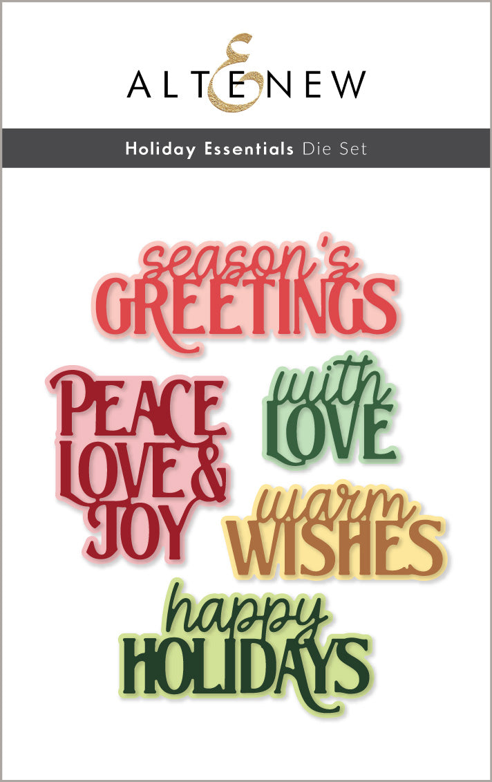 Holiday Essentials Die Set