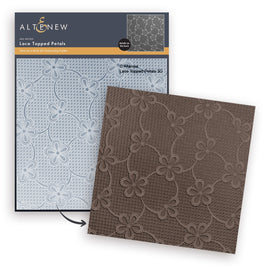 Lace Topped Petals 3D Embossing Folder - Altenew