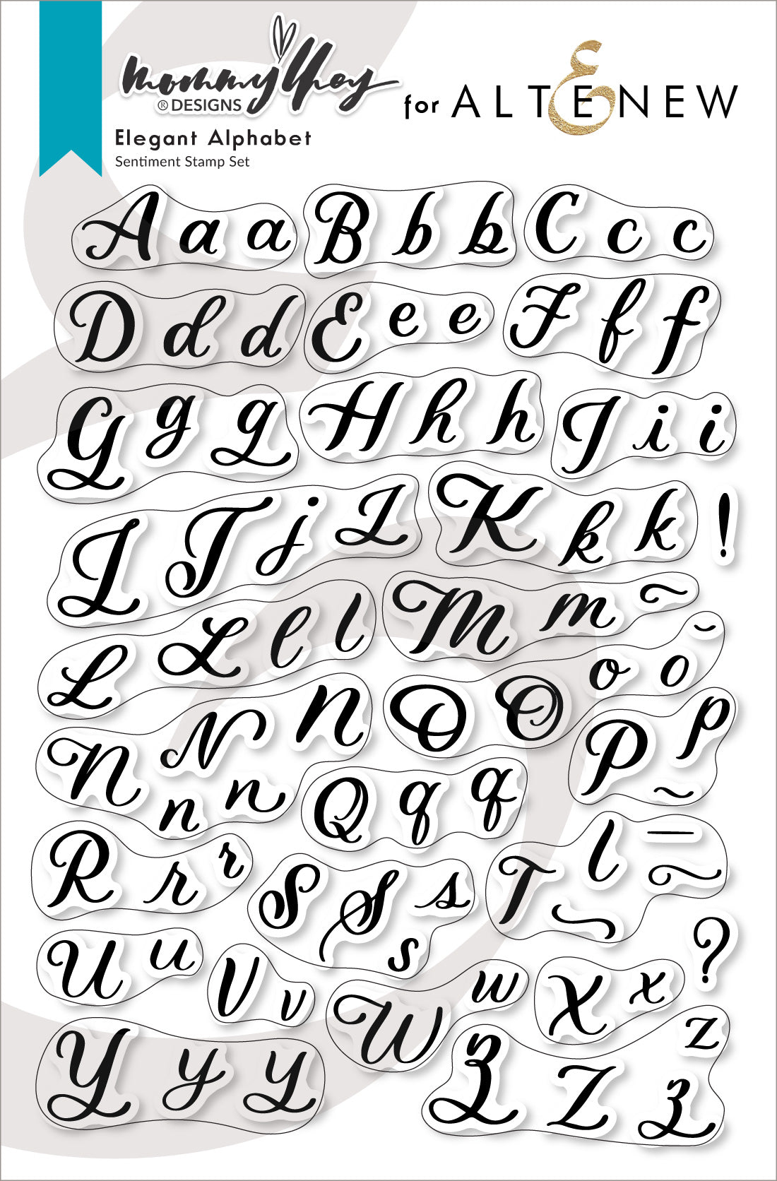 Elegant Alphabet Stamp Set - Altenew