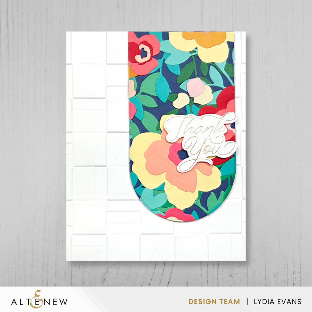 Paper Rhythm 3D Embossing Folder - Altenew