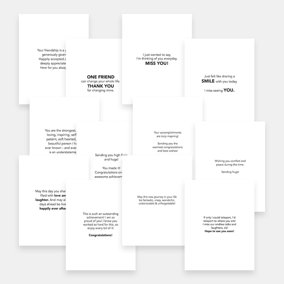Ready-to-Use Printable Card Messages - Altenew