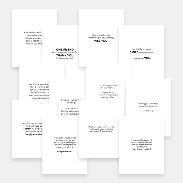 Ready-to-Use Printable Card Messages - Altenew