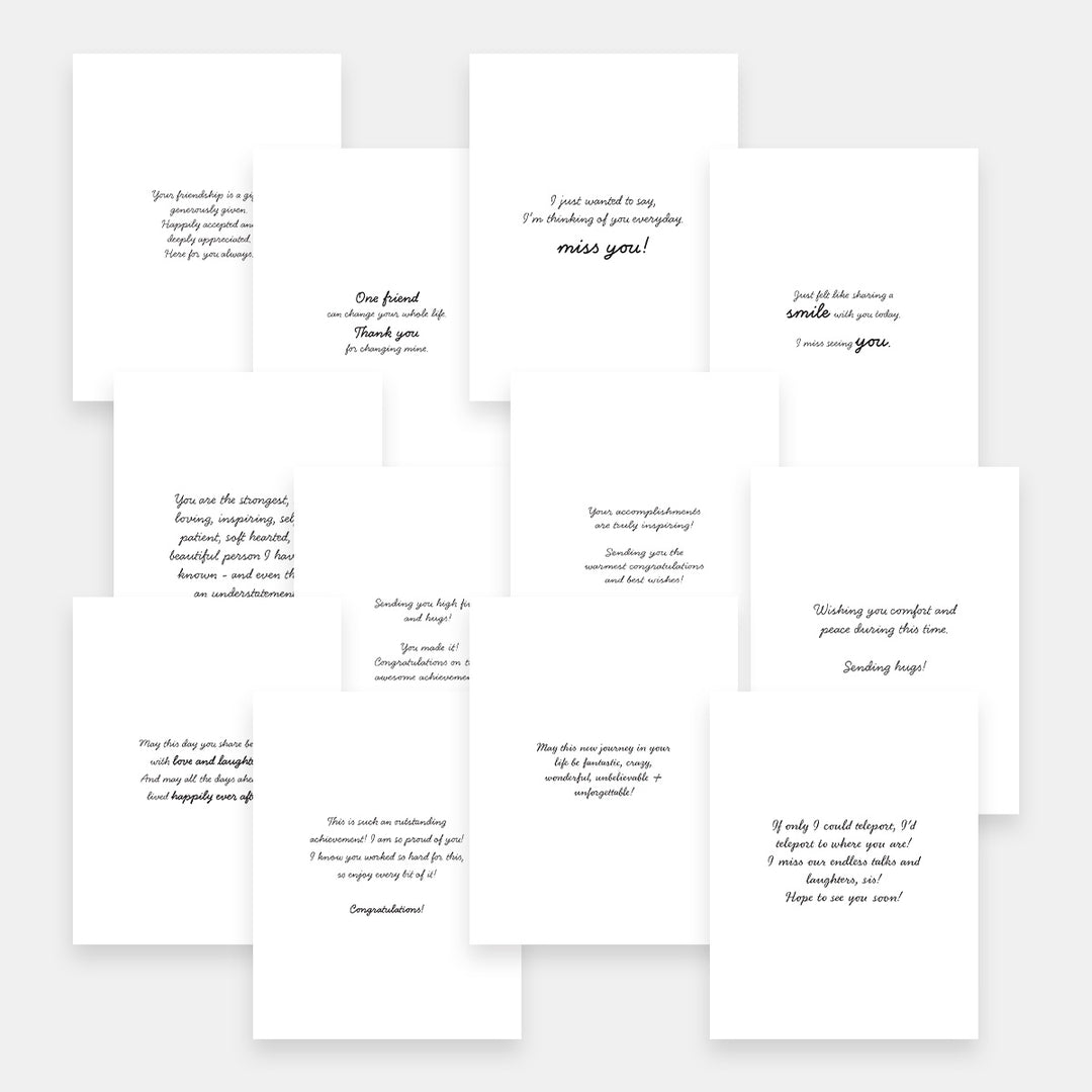 Ready-to-Use Printable Card Messages - Altenew