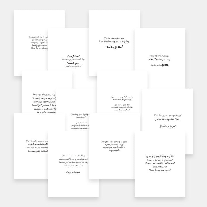 Ready-to-Use Printable Card Messages - Altenew