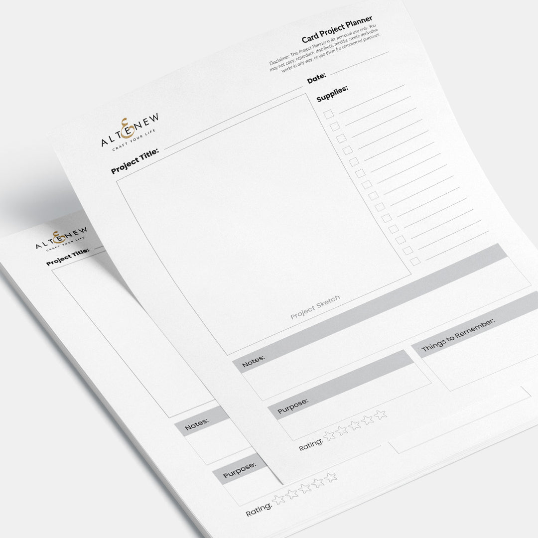 Ready-to-Use Card Project Planner - Altenew