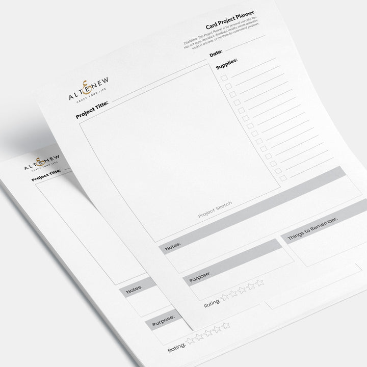 Ready-to-Use Card Project Planner - Altenew