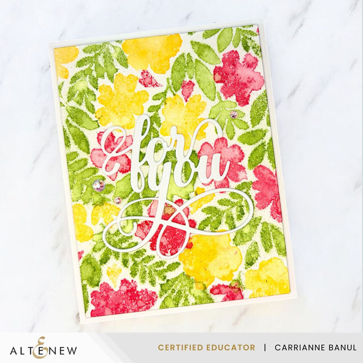 Stencil Art: Styled Backgrounds Layering Stencil Set (6 in 1) - Altenew