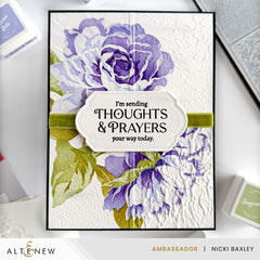 Stencil Art: Majestic Roses Layering Stencil Set (7 in 1) - Altenew