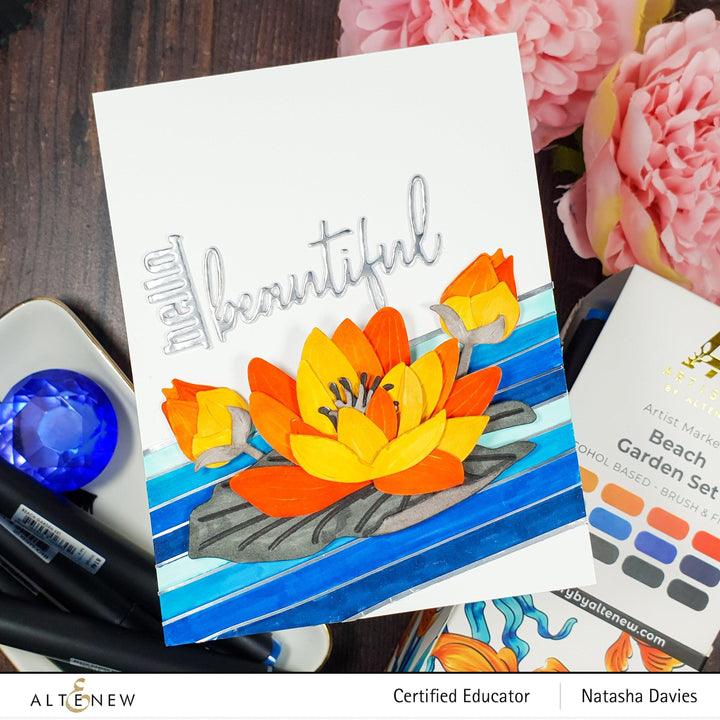 Altenew Alcohol Ink Bundle Beach Garden Artist Alcohol Markers Set & Alcohol Ink Bundle