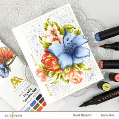 Altenew Alcohol Marker & Alcohol Ink Bundle Mystic Garden Artist Alcohol Markers Set & Alcohol Ink Bundle