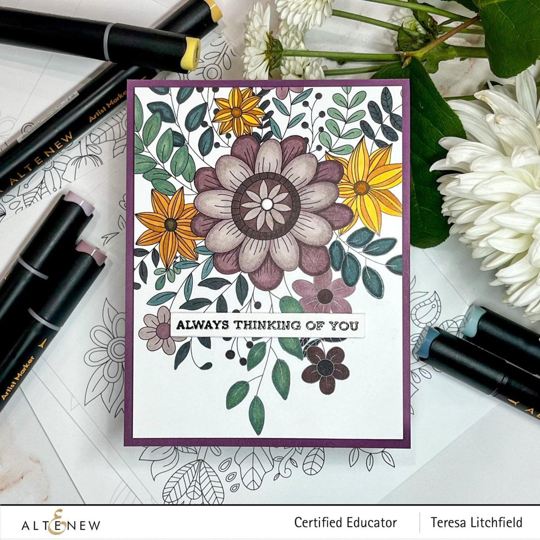 Altenew Release Bundle Island Garden & Space Garden Artist Alcohol Markers Bundle