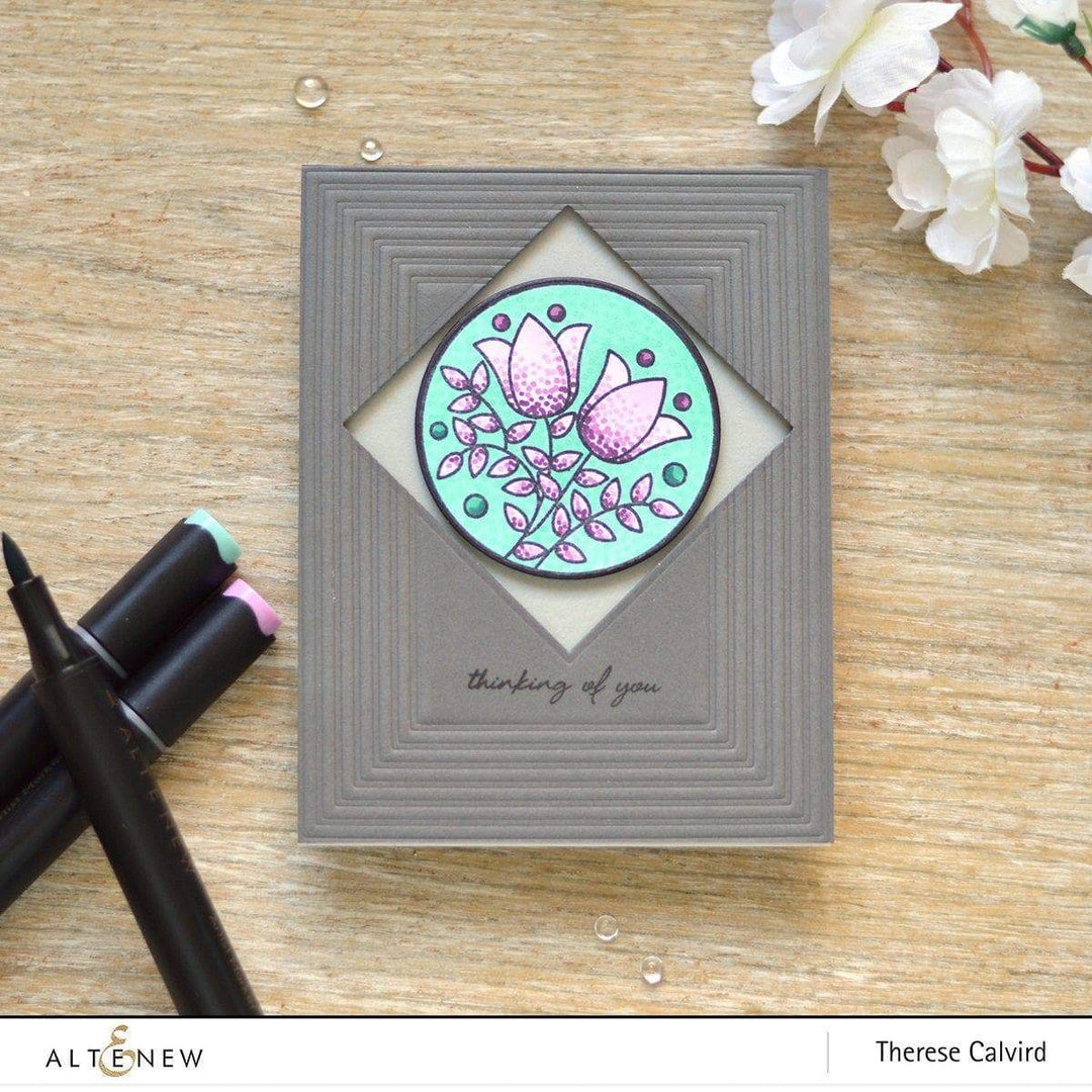 Artist Alcohol Markers Set D & Botanical Elegance Alcohol Marker Coloring Sheets Bundle