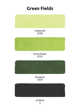 Artist Alcohol Markers Green Fields Set