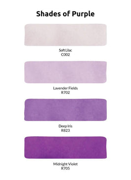 Artist Alcohol Markers Shades of Purple Set