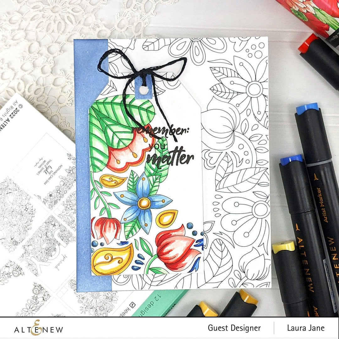 Be Creative Arts Crafts Alcohol Markers Island Garden Artist Alcohol Markers Set H