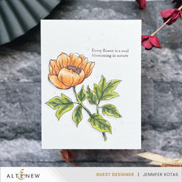 Spellbinders Betterpress Plates Billowing Flower Press Plates