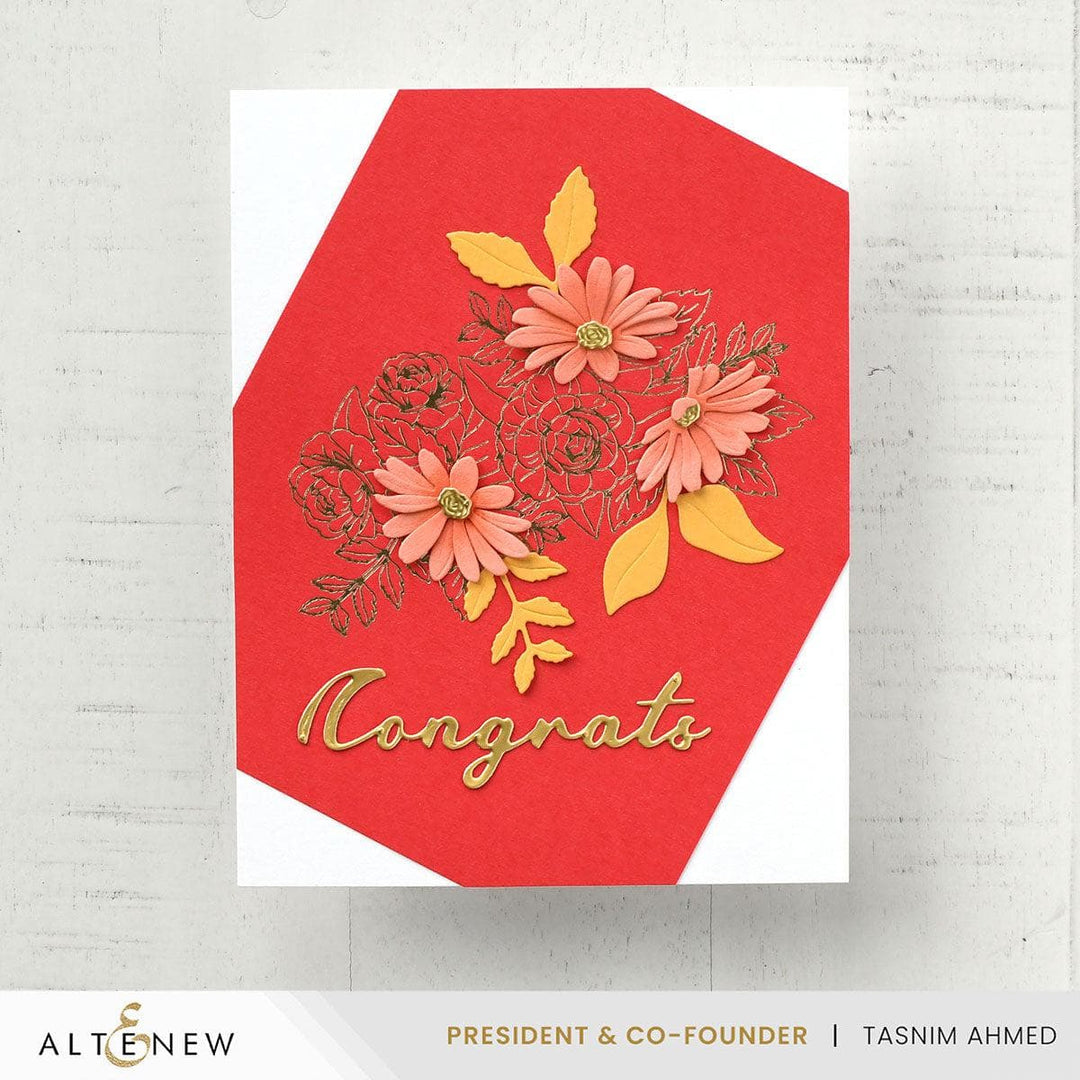 Blooming Floral Swag Press Plate Set