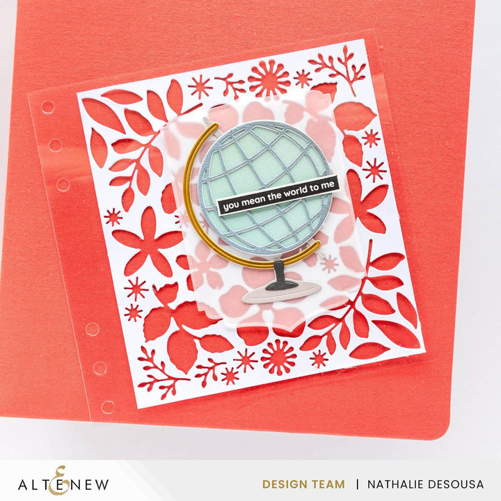 Blooming Floral Swag Press Plate Set