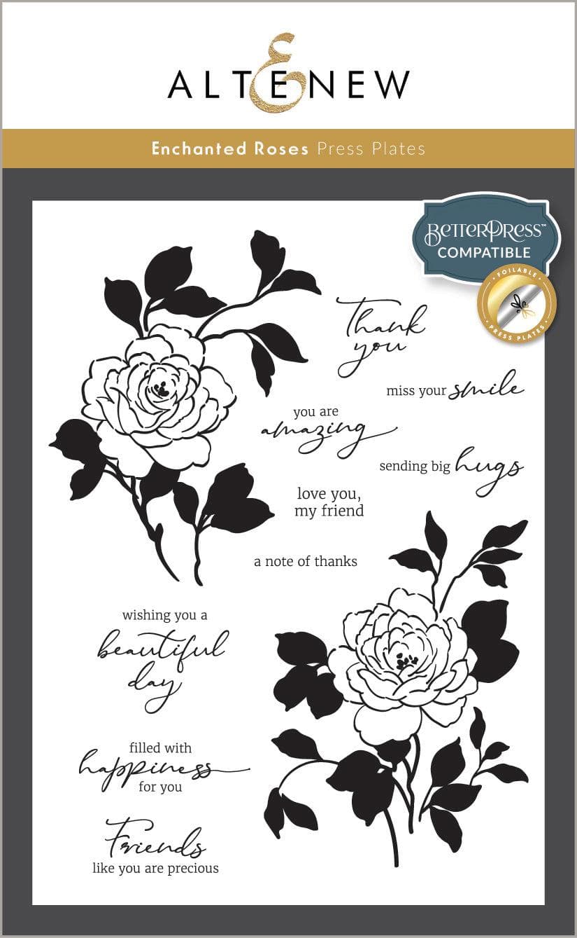 Enchanted Roses Press Plates