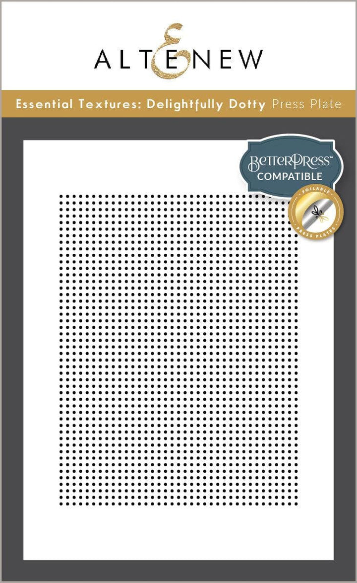 Essential Textures: Delightfully Dotty Press Plate