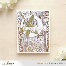 Essential Textures: Fine Woodgrain Press Plates/Foil Plates