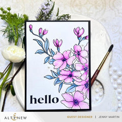 Lovely Flowers Press Plates/Foil Plates