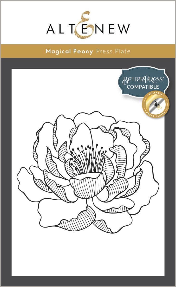 Magical Peony Press Plate